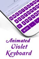 Flash Fast Violet Keyboard Theme - Input Method 截图 3