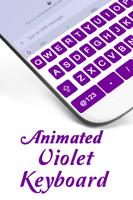 Flash Fast Violet Keyboard Theme - Input Method تصوير الشاشة 3