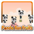 Monde Panda Run Fruits icône