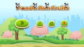 Panda Run Fruits world اسکرین شاٹ 1
