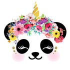 Panda unicorn wallpapers ❤ Cute Backgrounds icon