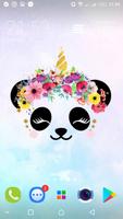 Panda unicorn wallpapers ❤ Cute Backgrounds poster