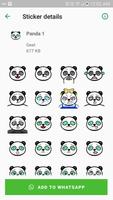 Baby Panda - Bobby Stickers wa স্ক্রিনশট 1