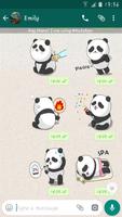 Panda Autocollants Pour Whatsapp capture d'écran 1