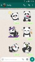 Panda Autocollants Pour Whatsapp capture d'écran 2