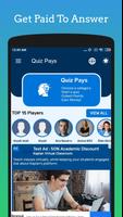 Quiz Pays : Make Money by testing Your Knowledge Affiche