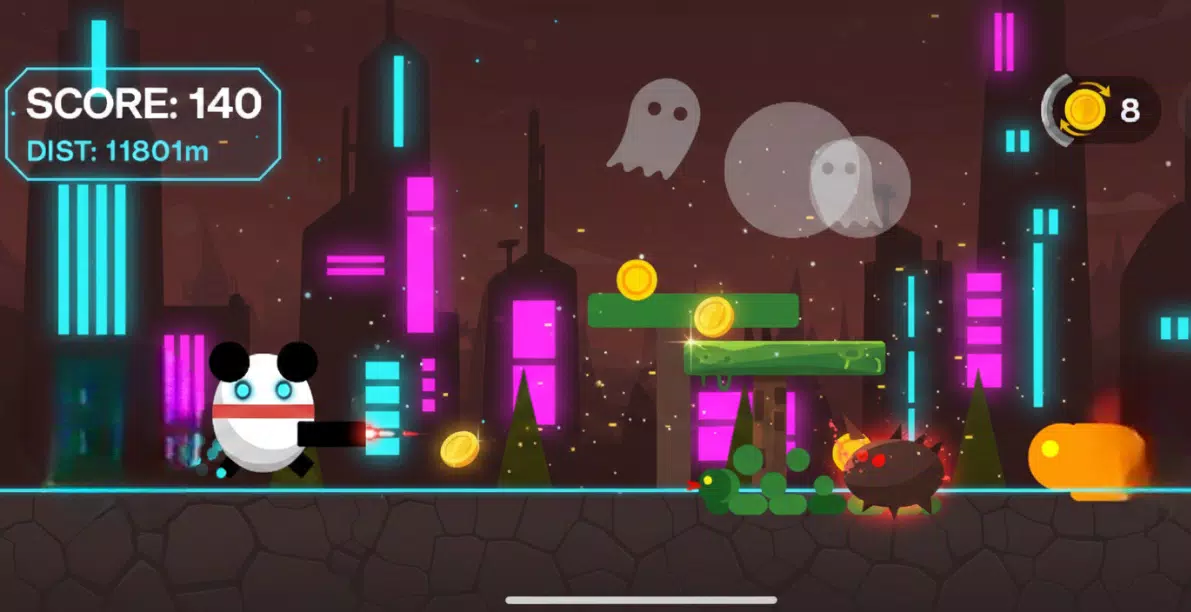 Cyber Panda: Laser Storm