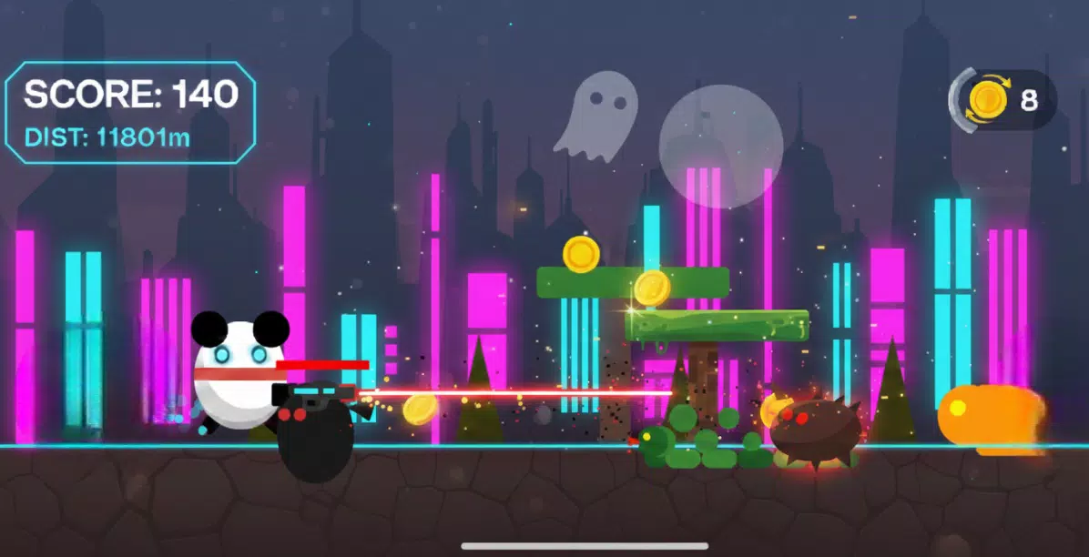 Cyber Panda: Laser Storm