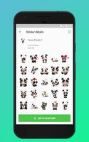 🐼  WAStickerApps Cute Panda Stickers for WhatsApp capture d'écran 1