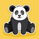 Panda Funny Cartoon Sticker Packs for WhatsApp APK