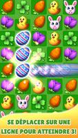 Easter Bunny Swipe: Egg Game Affiche
