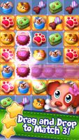 Hungry Pet Mania - Match3 Game imagem de tela 1