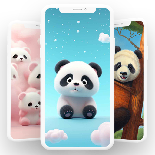 Papel de parede de panda fofo