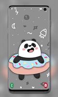 Cute Panda Wallpaper اسکرین شاٹ 1
