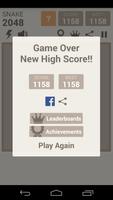 Snake 2048 اسکرین شاٹ 1