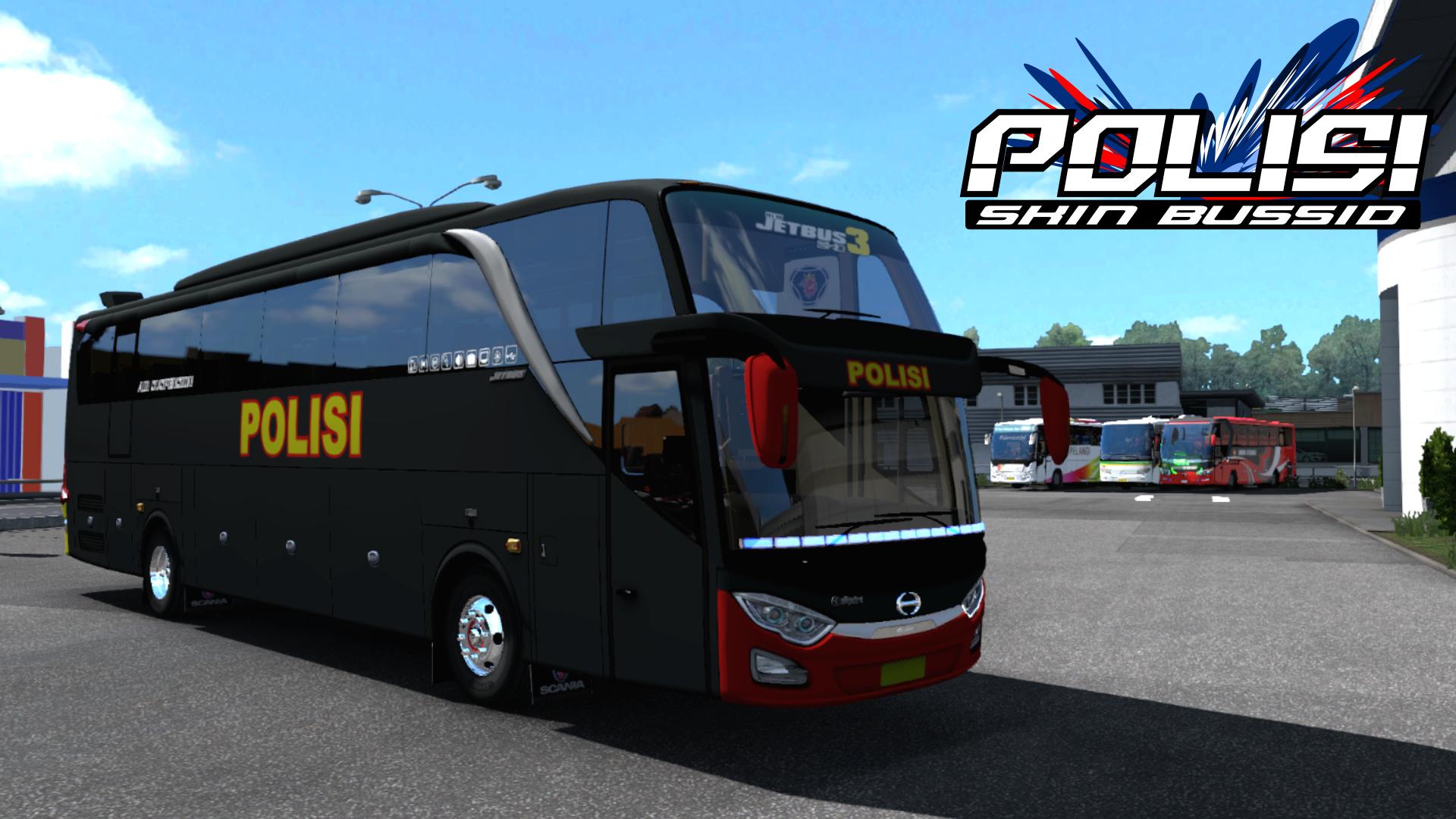 Stiker Bus Simulator Indonesia Polisi Stiker Bus Simulator Indonesia Polisi
