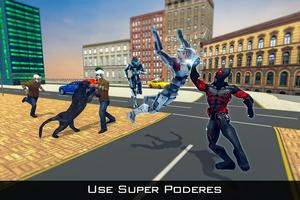 multi pantera herói crime cidade batalha imagem de tela 1