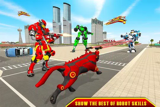 Screenshot 10 for Panther Transform Robot: Drone Robot Games