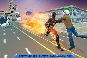 Pahlawan kecepatan super robot: game pertempuran poster