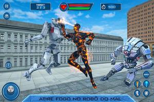 herói super velocidade robô: jogo de luta imagem de tela 3