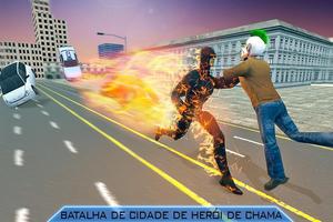 herói super velocidade robô: jogo de luta Cartaz