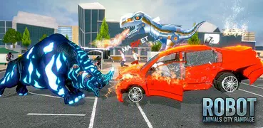 Real Robot Animal Fight: City Rampage