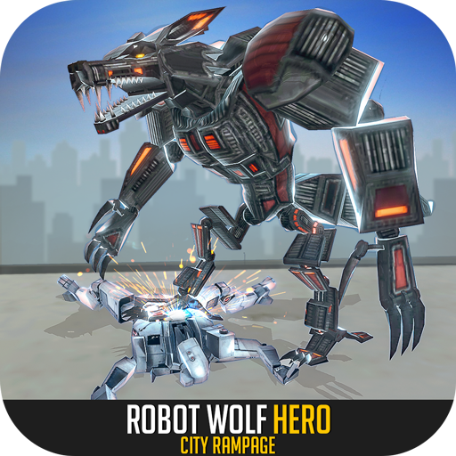 Robot Wolf Hero: City Attack