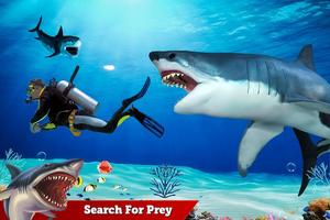 Shark Simulator 2019: Beach & Sea Attack Cartaz