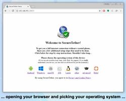 SecureTether WiFi ภาพหน้าจอ 1