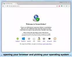 SecureTether WiFi capture d'écran 1