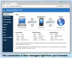 SecureTether WiFi capture d'écran 3