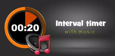 Interval timer with music