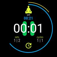 Tabata timer for Wear OS screenshot 2