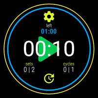Tabata timer for Wear OS poster