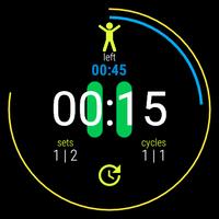 Tabata timer for Wear OS screenshot 1
