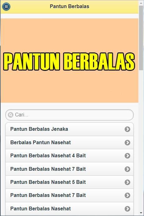 Kumpulan Pantun Berbalas For Android Apk Download