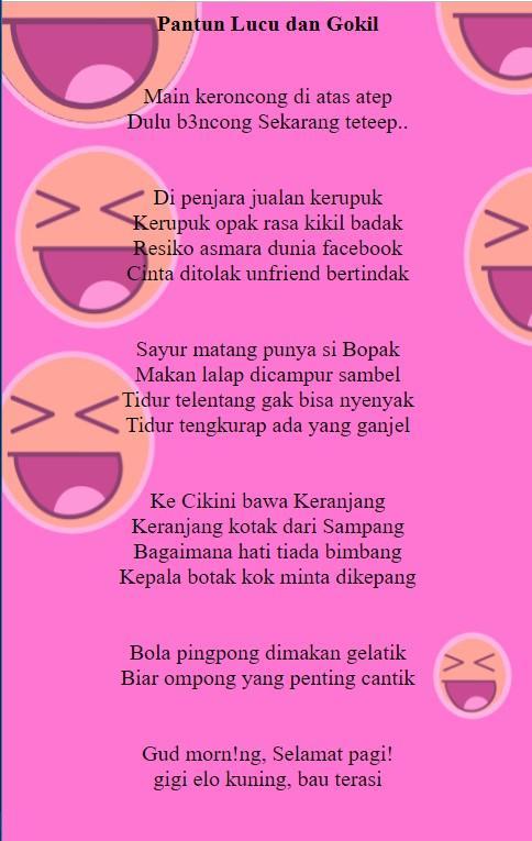 Pantun Lucu Terbaru For Android Apk Download