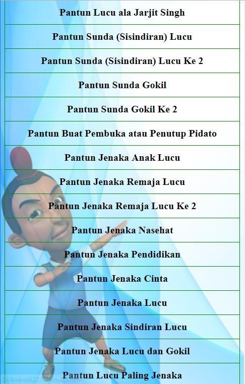 Pantun Lucu For Android Apk Download