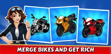 Merge Bike game Idle Tycoon