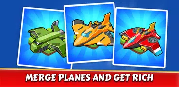 Merge Planes Idle Tycoon Game