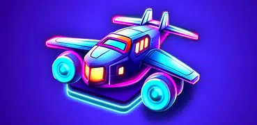 Merge Planes Neon Game Idle