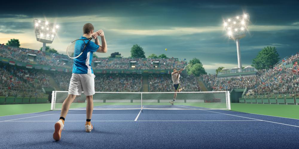 Композиция на тему спорт теннис. Цветы на теннисном корте. Теннис фор ту. Спортсмены играющие в игры
