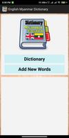 English Myanmar Dictionary Affiche