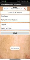 Chichewa English Dictionary ảnh chụp màn hình 3