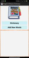 Poster English Afrikaans Dictionary