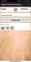 English Afrikaans Dictionary syot layar 1