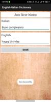 English Italian Dictionary capture d'écran 3