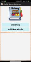 English Spanish Dictionary ポスター