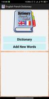 English French Dictionary Affiche