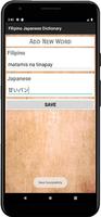 Filipino Japanese Dictionary captura de pantalla 3